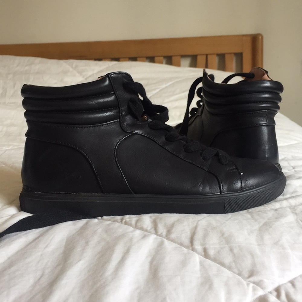 Topshop high rise sneakers